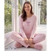 Lana 630-227 Milan Soft Bis.yaka Pijama Takımı