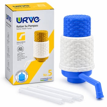 Urve Ur-3085 No.5 Rattan ( Hasırlı ) Damacana Su Pompası