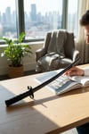 90cm Katlanabilir Oyuncak Katana Siyah