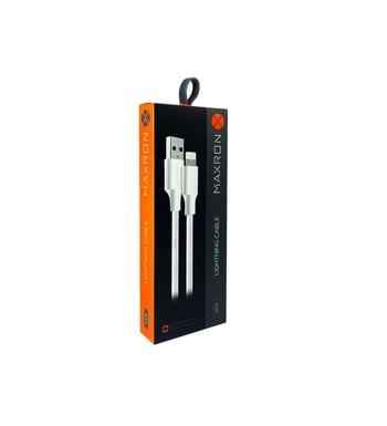 Maxron Uc5 Lightning İphone Hızlı Şarj ve Data Kablosu