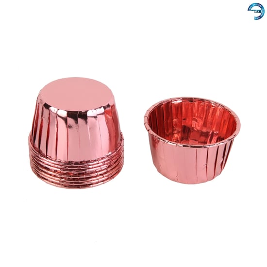 13 Cm Kek Kalıbı Metalize 25 Li Pembe