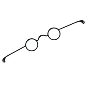 Amigurumi Gözlük 5 Adet Siyah