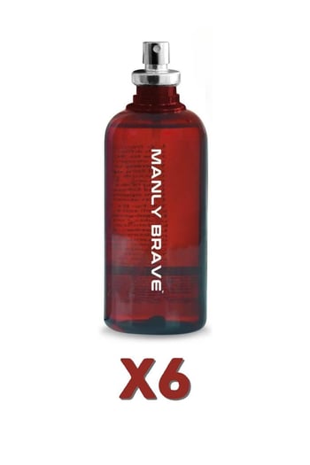 Manly Brave Edc 125 Ml Erkek Parfüm 6 Adet