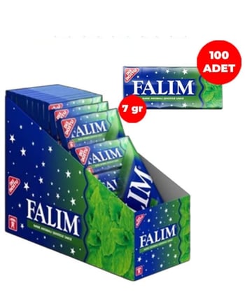 Falım Nane 5'li 7 gr 100 Adet Sakız