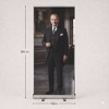 Atatürk Poster Baskılı Roll Up Banner 100x200cm No:5