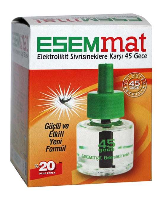 Esemmat Elektrolikit Yedek Sivrisinek Kovucu 45 Gece Etkili