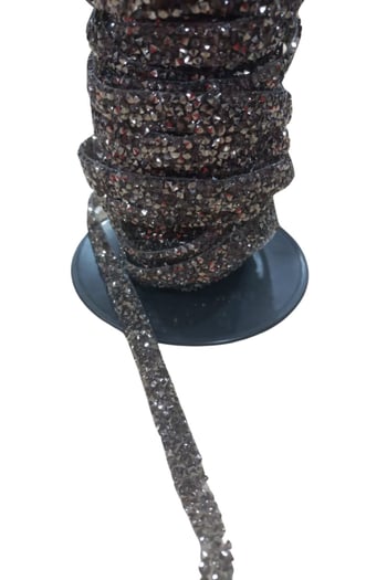 Silikonlu Yapıştırma Taş Şerit 2 Cm Siyah 10 Metre