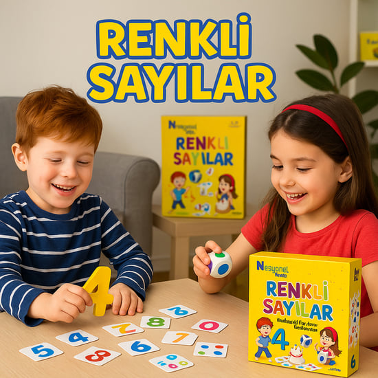 Renkli Sayılar Kutu Oyunu
