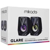 Md-s23 Glare 2.0 Multimedia 3w*2 Siyah Usb Rgb Işıklı Gaming Speaker Hoparlör