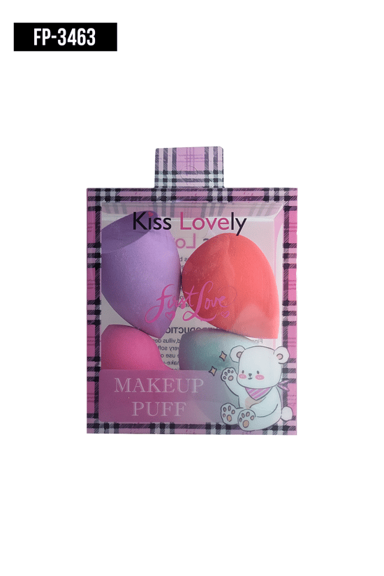 İthal Aksesuar Renkli 4'lü Makyaj Süngeri