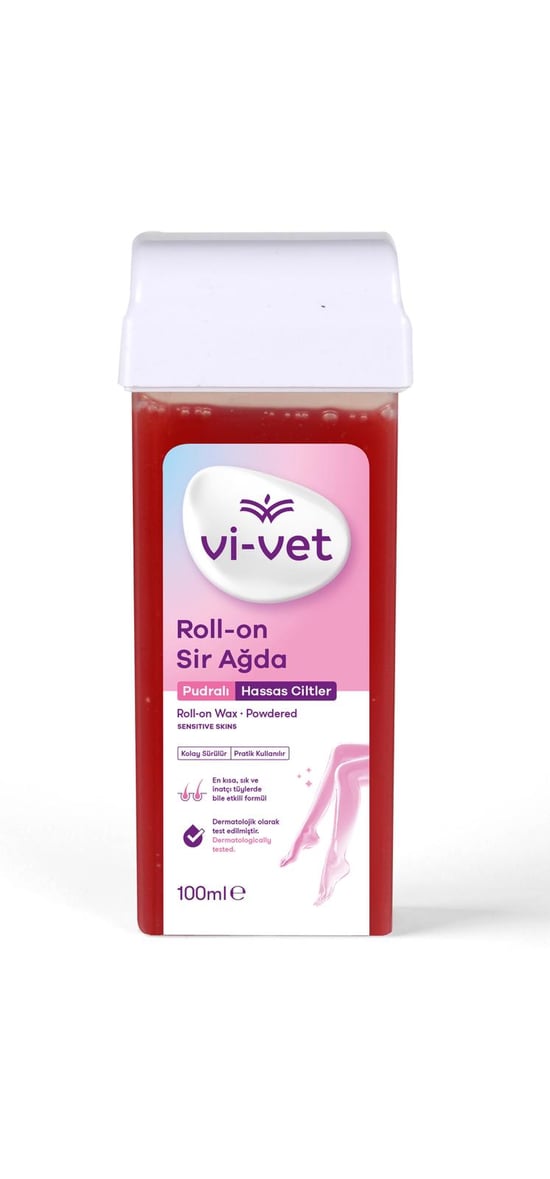 Vivet Sir Roll-On Ağda 100 ml Pudra