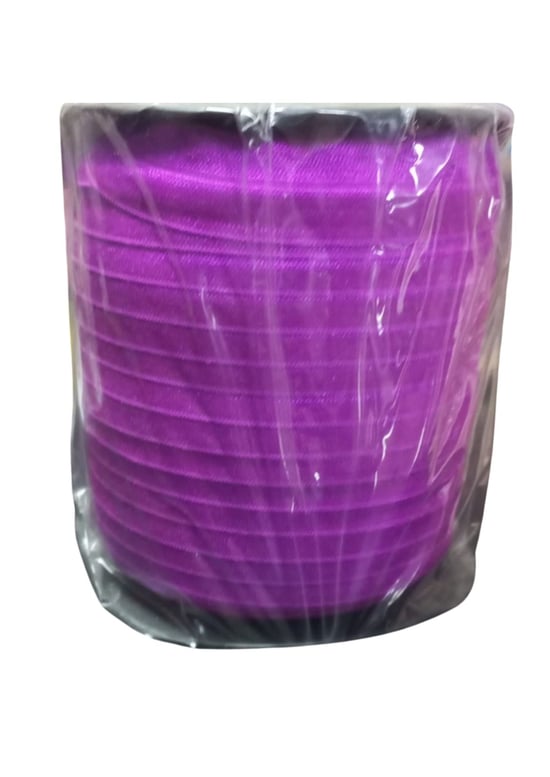 Çamaşır Lastiği Düz 1 Cm 1 Metre Mor