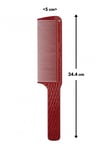 Jrl J202 24.4 Cm V-dişli Seramik Seri Profesyonel Makine Üstü Kesim Tarağı Kırmızı