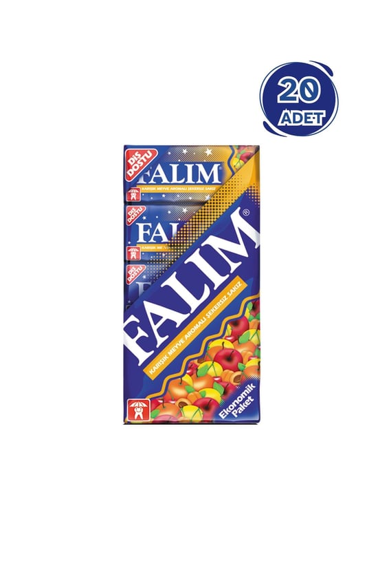 Falım Karışık Meyve Aromalı 5'li Sakız 35 Gr - 20 Adet
