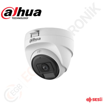 Dahua Dh-hac-t1a51p-u-ıl-a 5mp 2.8mm Sesli Akıllı Çift Işıklı Hdcvı 30 Mt Gece Görüşlü Ir Dome Kamera