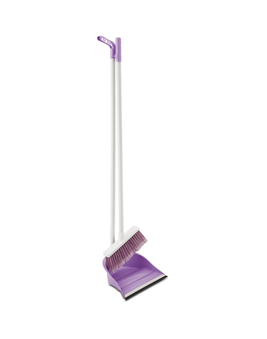 Lale Rodyum Hazneli Ayaklı Faraş Büyük- Temizlik Fırçası ve Süpürge Farklı Renklerde