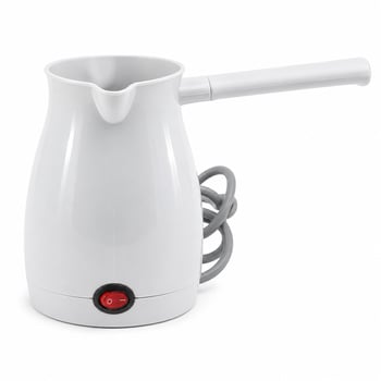 Awox Caffeen ( Beyaz ) Elektrikli Cezve ( Türk Kahvesi ) Makinesi ( Plastik ) ( Çift Ağız ) ( 0.4lt & 5 Fincan ) ( 1000w )