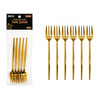 İ22-440 ( 6pcs ) ( Gold ) Tatlı Çatal Seti ( 13cm )