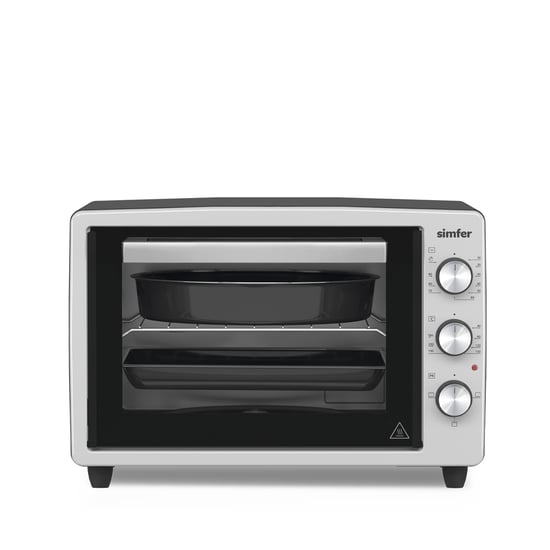 3426 İnox Gri 34 Lt Statik Mini/midi Fırın - 4 Fonksiyon, Programlanabilir Pişirme & Isı Kontrol