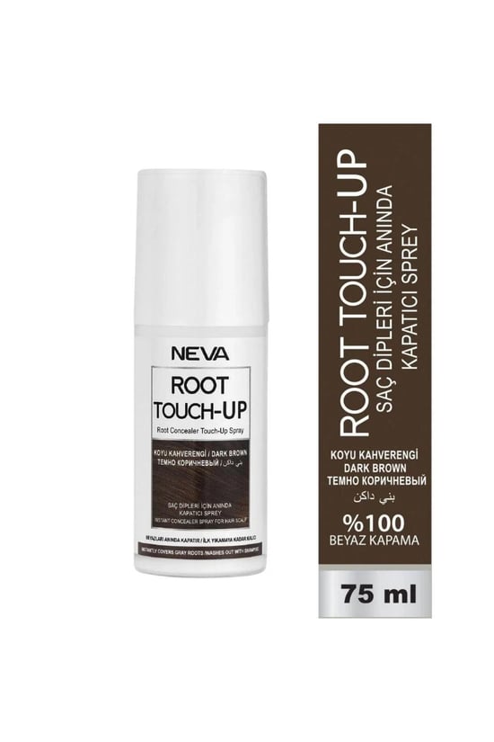 Neva Root Touch-up Saç Dipleri Kapatıcı Koyu Kahve Sprey 75 Ml