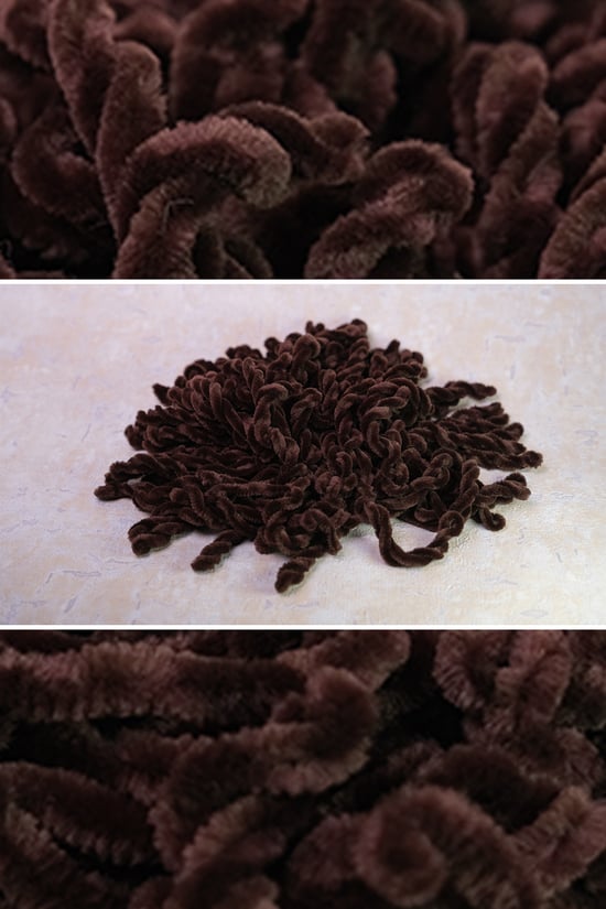 Hürrem Bone Kahverengi Saç Tokası Kadife 1008_14