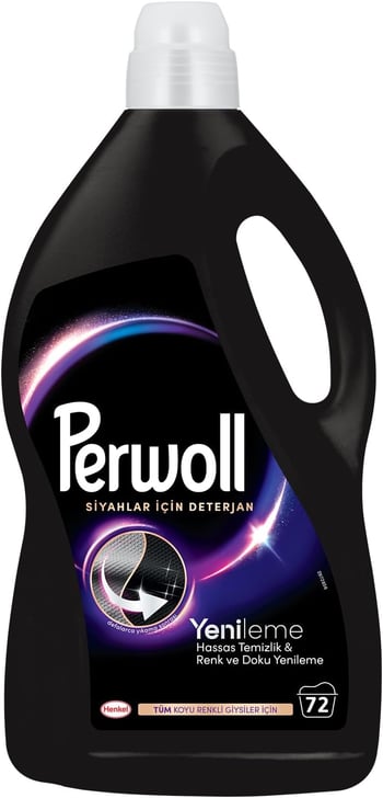 Perwoll Yenileme Siyahlar için Sıvı Deterjan 72 Yıkama 3.96 Lt