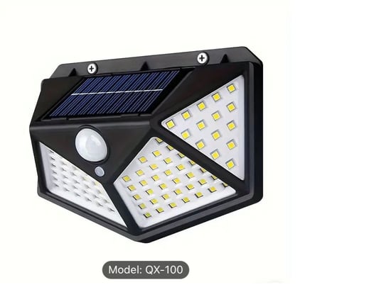 Kts 100 LED Su Geçirmez Güneş Enerjili Duvar Lambası