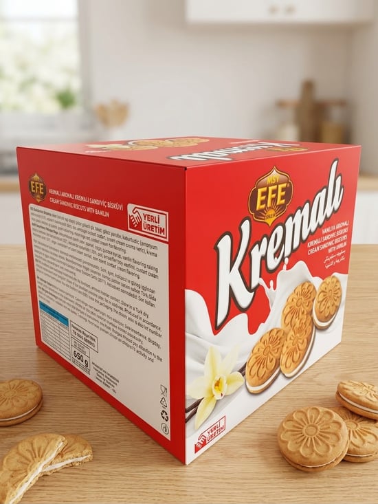 Efe Kremalı Bisküvi Aile Boyu 450 Gr