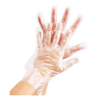 Makitami ( 100pcs ) ( Şeffaf & Naylon ) Eldiven Tek Kullanımlık ( Hdpe )