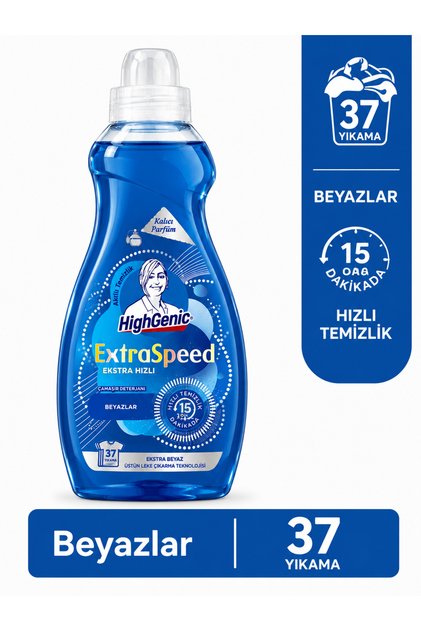 Highgenic Sıvı Çamaşır Deterjanı Extra Hızlı Beyaz