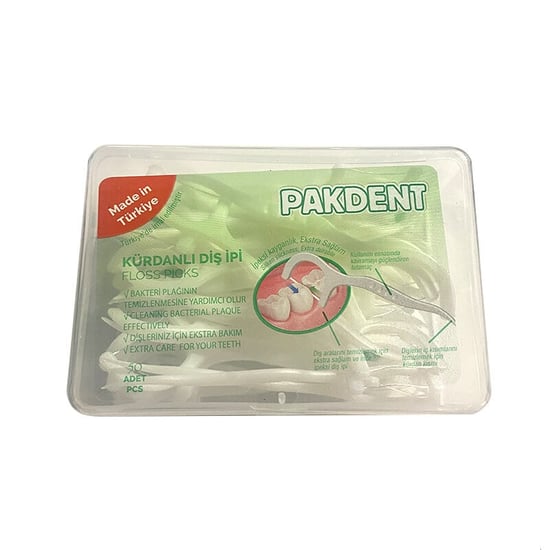 Pakdent Kürdanlı Diş İpi 50'li