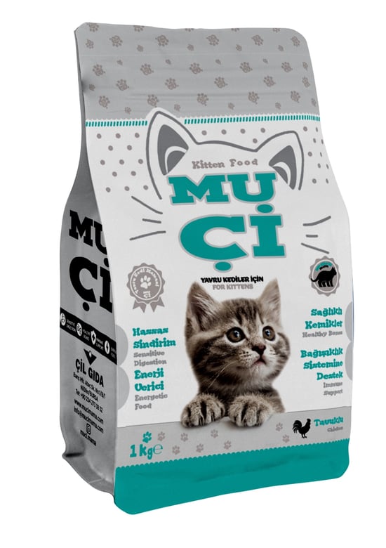 Muçi Kuru Yavru Kedi Maması Tavuklu 1 Kg