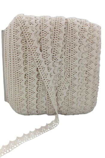 Kopanaki Dantel En 1,5 Cm Krem 10 Metre