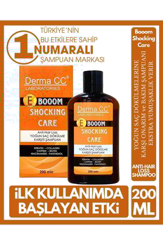 Derma Cc Laboratories Yoğun Dökülme Karşıtı Şampuan 200 Ml