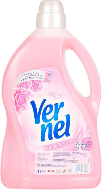 Vernel Yumuşatıcı 3 Lt Gülün Büyüsü