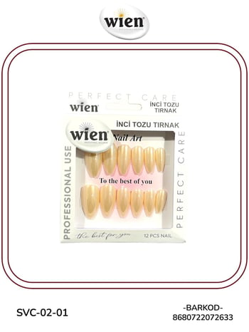 Wien Takma Tırnak İnci Tozu -pearly Cream