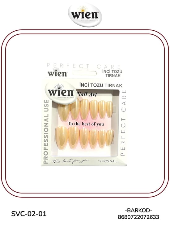 Wien Takma Tırnak İnci Tozu -pearly Cream