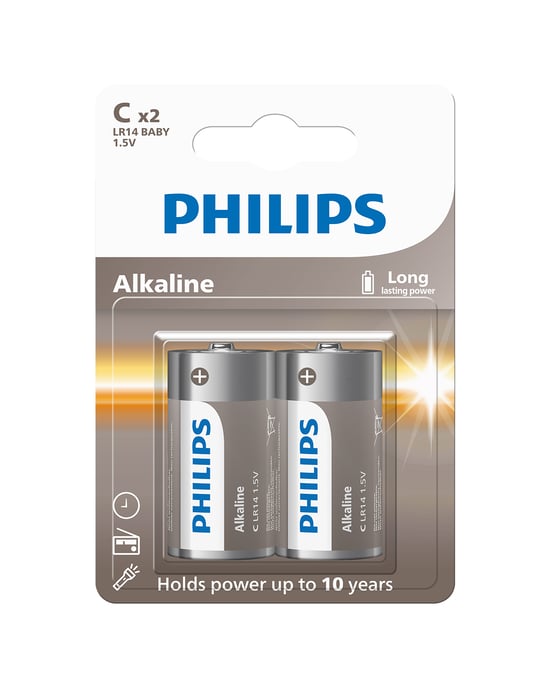 Philips Alkalin C Boy Pil Lr14a2b/10