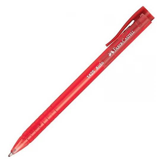 Faber Castell 1425 Auto Tükenmez Kalem Kırmızı