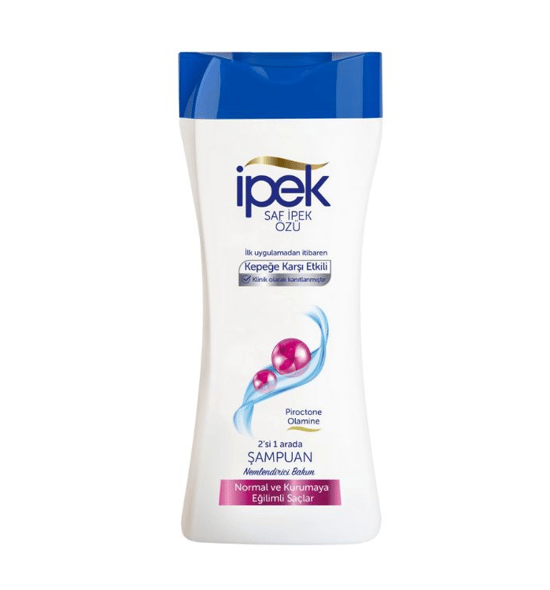 İpek Kepeğe Karşı Etkili 2'si 1 Arada Normal ve Kurumaya Eğilimli Saçlar için Şampuan 480 Ml