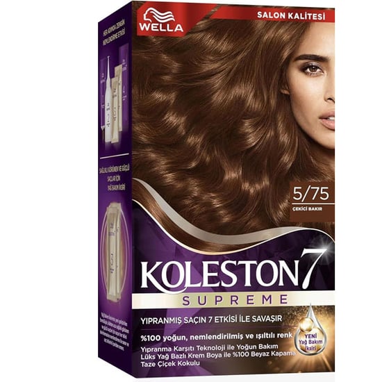 Wella Koleston Supreme Kit Saç Boyası 5/75 Çekici Bakır