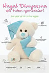 Pufu Toys Uyku Arkadaşım 60 Cm Mavi Şapkalı Peluş Ayıcık
