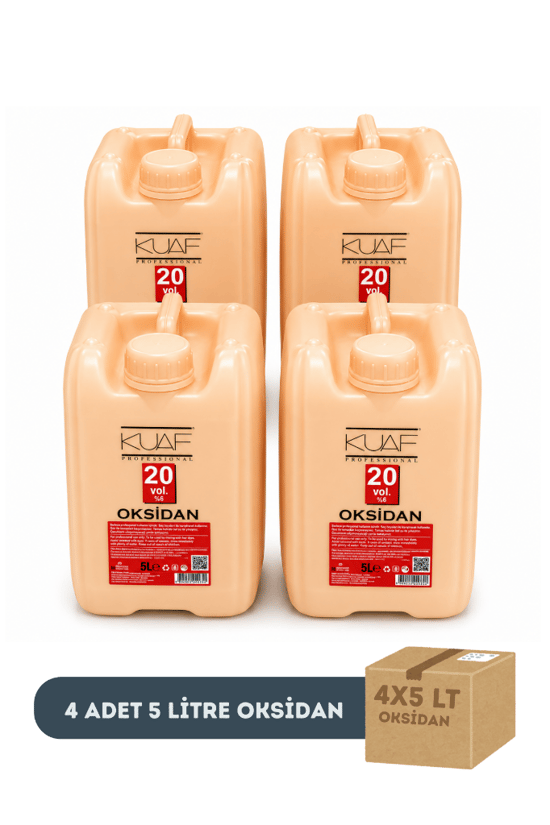 Kuaf Profesyonel Oksidan 5 Litre 20 Volüm X 4 Adet (1 Koli)