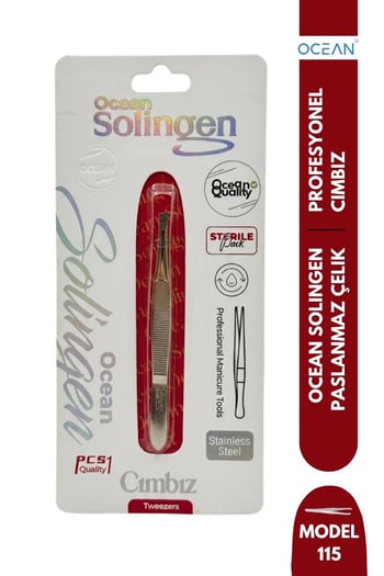 Ocean Solingen Cımbız Klasik Tip Düz Ağız Asu-115