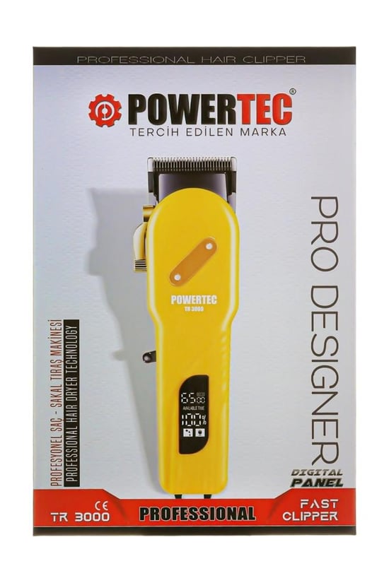 Powertec Tr-3000 Profesyonel Şarjlı Saç Sakal Tıraş Makinesi
