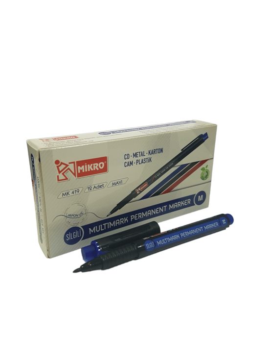 Mikro Mk-419 Cd Kalemi [m] Mavi 12li