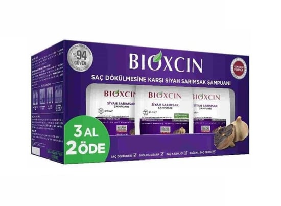 Bioxcin Siyah Sarımsak Şampuanı 300ml 3 Al 2 Öde