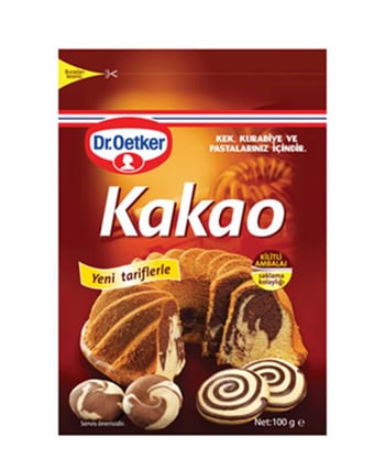 Dr. Oetker Kakao 100 Gr Kilitli Ambalaj