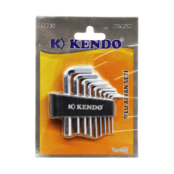 Kendo Pt-as09-902 ( 9pcs ) Kısa Düz Alyan Vakumlu Hoby Set