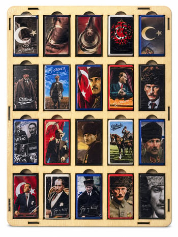 Str Kartela Jet Çakmak Atatürk Desenli
